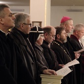 Ekumeniczna modlitwa z przedstawicielami innych wyznań.