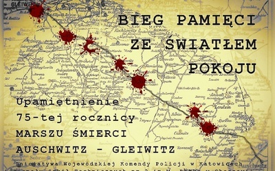 We wtorek na trasie Oświęcim-Gliwice Bieg Pamięci ze Światłem Pokoju