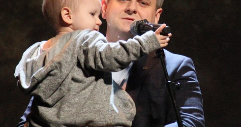 Piotr Szlązak z Marysią.