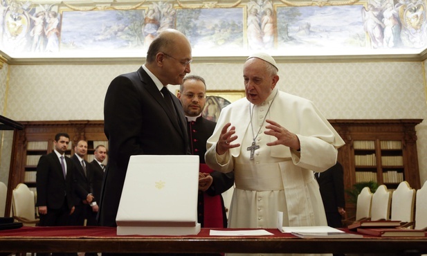Papież Franciszek przyjął prezydenta Iraku, mówiono o możliwości wizyty Franciszka w tym kraju 