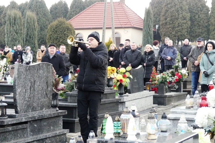 Pogrzeb śp. Bogdana Pudełko w Pisarzowicach