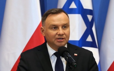 Duda: Z przykrością przyjąłem pominięcie na uroczystości w Yad Vashem udziału Polski w walce przeciw nazistom