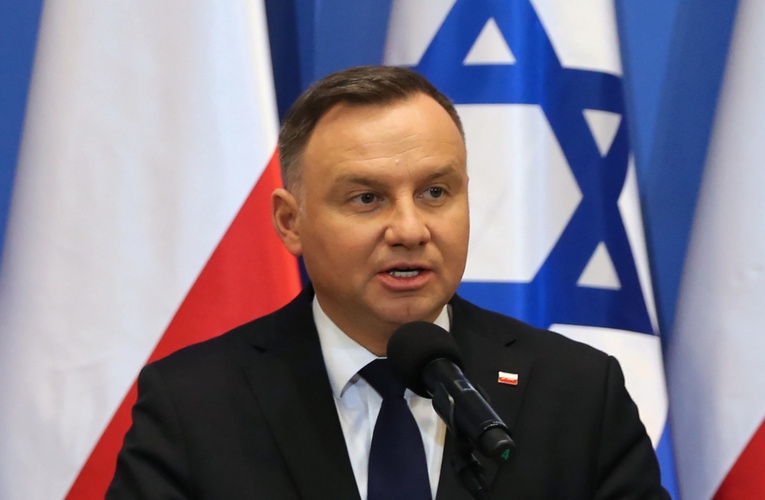 Duda: Z przykrością przyjąłem pominięcie na uroczystości w Yad Vashem udziału Polski w walce przeciw nazistom