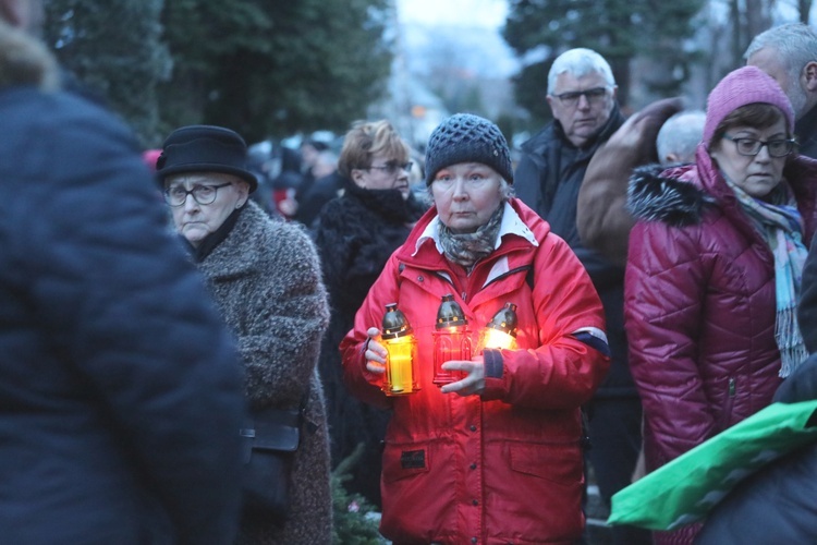 Ostatnie pożegnanie śp. Stefana Jakubowskiego, budowniczego kaplicy na Groniu Jana Pawła II