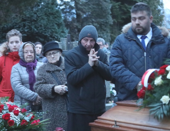 Ostatnie pożegnanie śp. Stefana Jakubowskiego, budowniczego kaplicy na Groniu Jana Pawła II