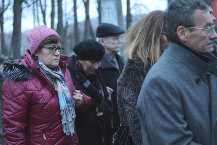 Ostatnie pożegnanie śp. Stefana Jakubowskiego, budowniczego kaplicy na Groniu Jana Pawła II