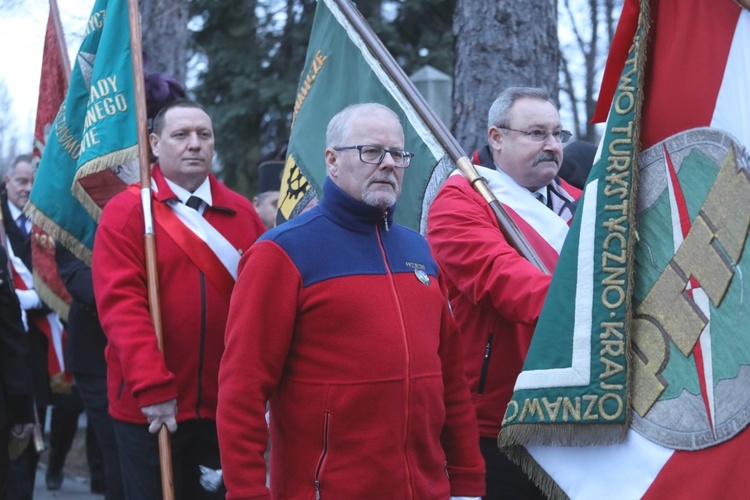 Ostatnie pożegnanie śp. Stefana Jakubowskiego, budowniczego kaplicy na Groniu Jana Pawła II