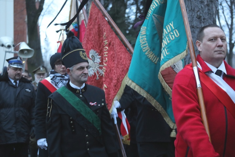 Ostatnie pożegnanie śp. Stefana Jakubowskiego, budowniczego kaplicy na Groniu Jana Pawła II