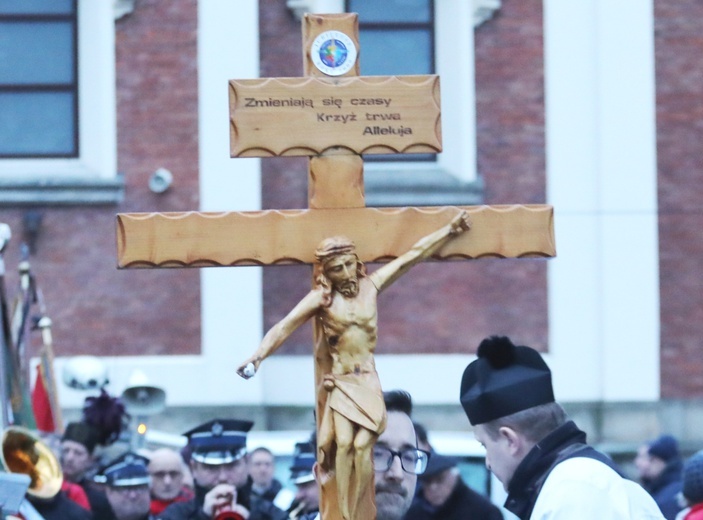 Ostatnie pożegnanie śp. Stefana Jakubowskiego, budowniczego kaplicy na Groniu Jana Pawła II