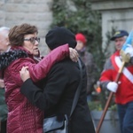 Ostatnie pożegnanie śp. Stefana Jakubowskiego, budowniczego kaplicy na Groniu Jana Pawła II