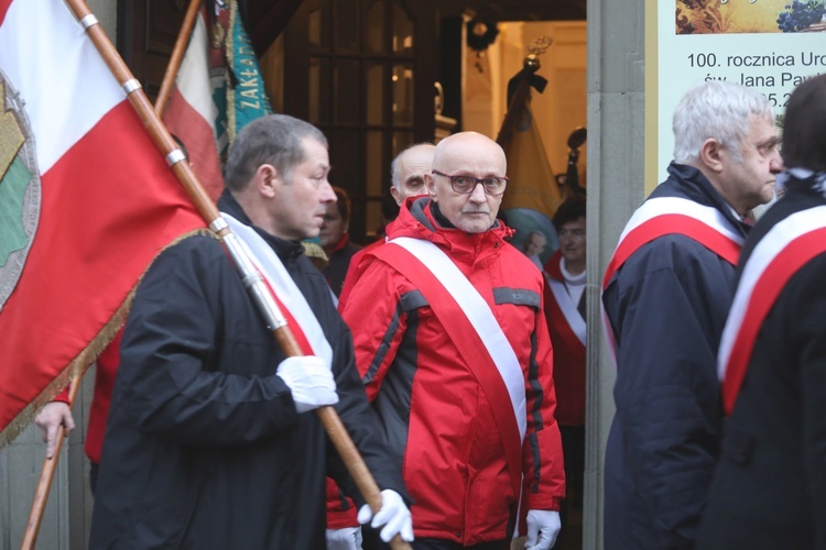 Ostatnie pożegnanie śp. Stefana Jakubowskiego, budowniczego kaplicy na Groniu Jana Pawła II