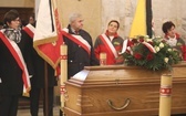 Ostatnie pożegnanie śp. Stefana Jakubowskiego, budowniczego kaplicy na Groniu Jana Pawła II