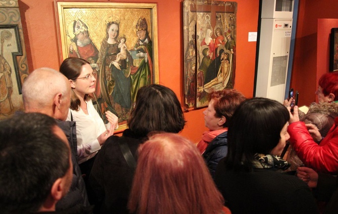 "Sacra Conversazione" z Łękawicy w Muzeum Miejskim w Żywcu