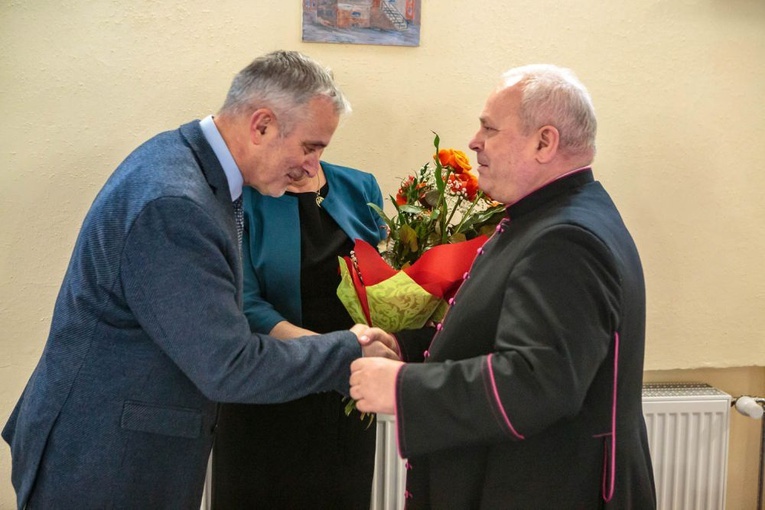 Poświęcenie nowej jadłodajni w Wałbrzychu