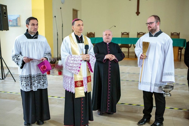 Poświęcenie nowej jadłodajni w Wałbrzychu