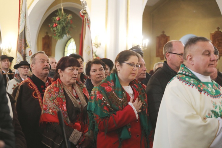 Polsko-słowackie kolędowanie Związku Podhalan w Ujsołach - 2020