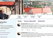 ▲	Konto na Twitterze bp. Ignacego Deca z 29.01.2020 r.