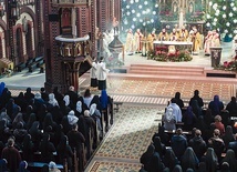 Eucharystia w gliwickiej katedrze.