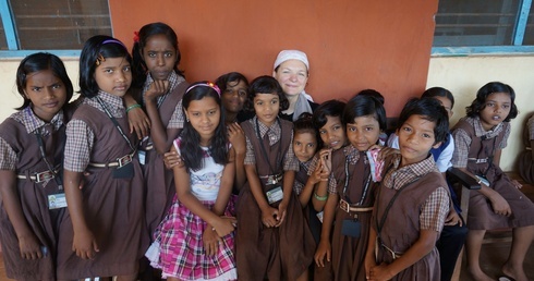 Hanna Grzybowska w Jeevodaya 