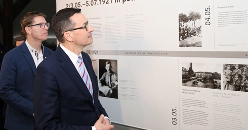 Premier Mateusz Morawiecki zwiedził Muzeum Powstań Śląskich 