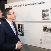 Premier Mateusz Morawiecki zwiedził Muzeum Powstań Śląskich 