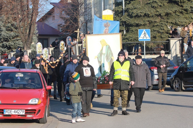 Męski różaniec w Dębicy