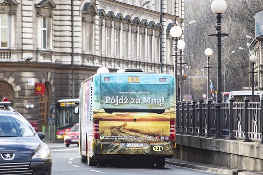 Ewangelia na autobusie MZK w Bielsku-Białej