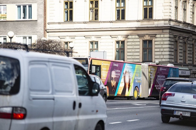 Ewangelia na autobusie MZK w Bielsku-Białej