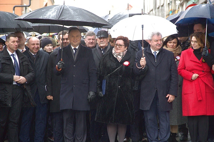 Prezydent Andrzej Duda w puckim porcie