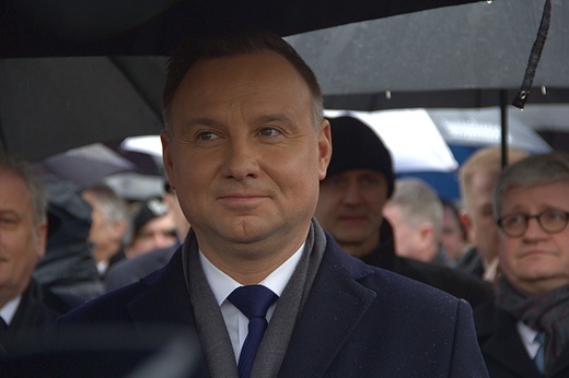 Prezydent Andrzej Duda w puckim porcie