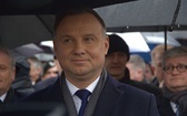 Prezydent Andrzej Duda w puckim porcie