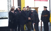 Prezydent Andrzej Duda w puckim porcie