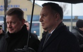 Prezydent Andrzej Duda w puckim porcie