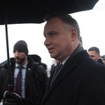 Prezydent Andrzej Duda w puckim porcie