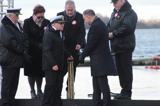 Prezydent Andrzej Duda w puckim porcie