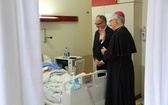Rybnik - abp Skworc w szpitalu w Światowy Dzień Chorego