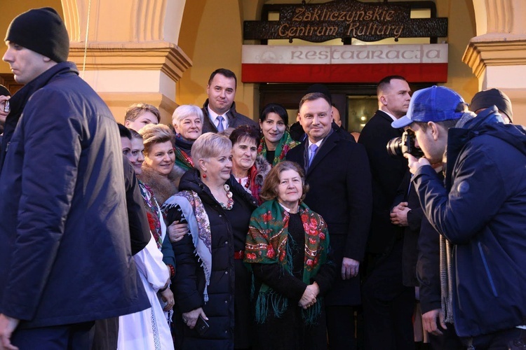 Prezydent Andrzej Duda w Zakliczynie