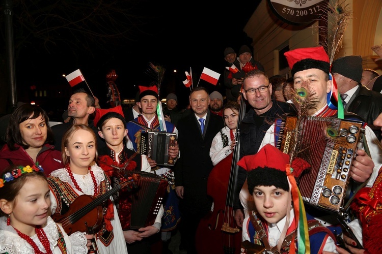 Prezydent Andrzej Duda w Zakliczynie