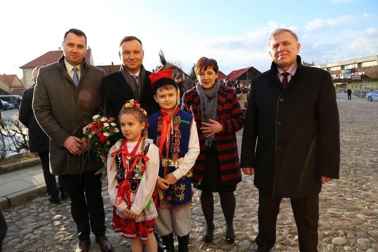 Prezydent Andrzej Duda w Zakliczynie