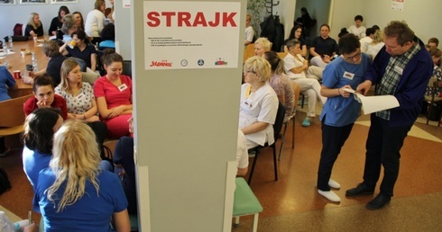 Szpital w Rybniku. Trwa jednodniowy strajk