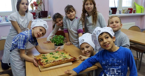 A na dobry początek... pizza!