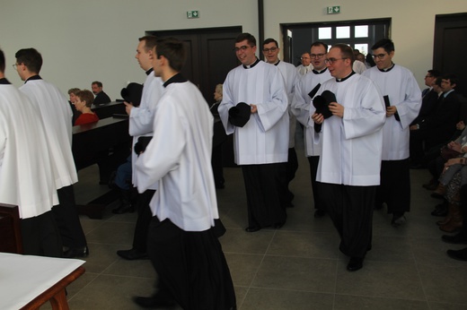 Obłóczyny w śląskim seminarium