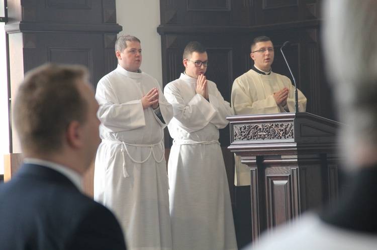 Obłóczyny w śląskim seminarium