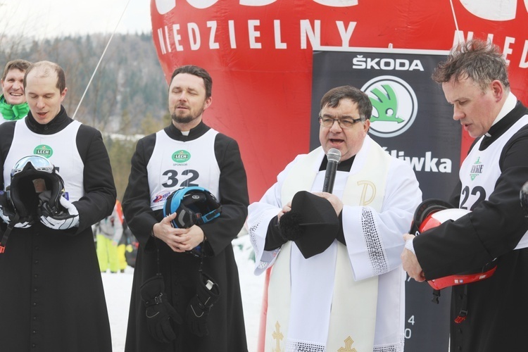 Ks. Marcin Mieszczuk na 23. Mistrzostwach Polski Księży i Kleryków w Narciarstwie Alpejskim