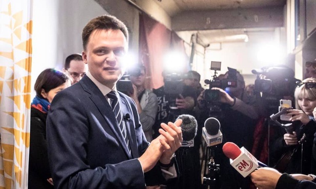 Katowice. Kandydat na prezydenta Szymon Hołownia otwiera biuro w mieście