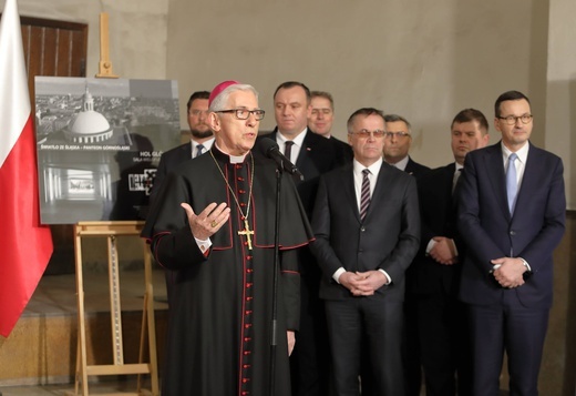 Podpisanie umowy w sprawie Panteonu Górnośląskiego.