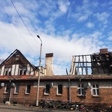 Pożar jednego z budynków na zabytkowym osiedlu familoków w Czerwionce-Leszczynach