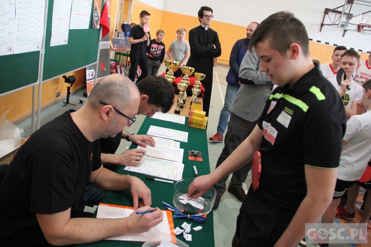 Diecezjalne Mistrzostwa Ministrantów i Lektorów Tenisie Stołowym