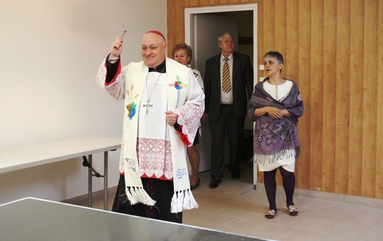 Bp Piotr Greger w Bielskim Towarzystwie Trzeźwości
