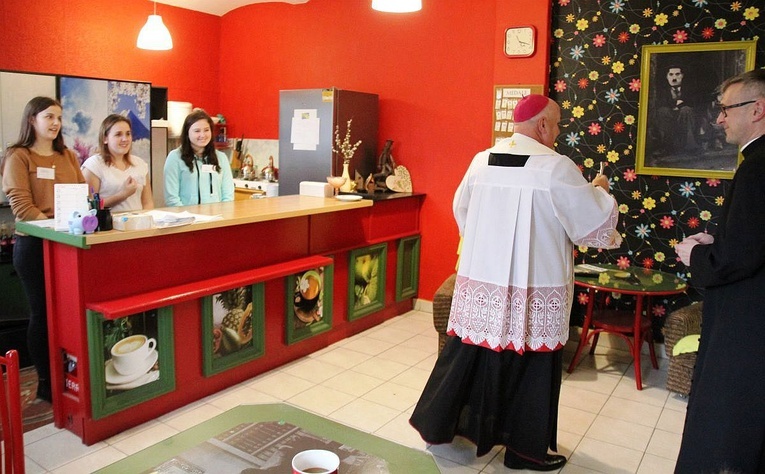 Bp Piotr Greger w Bielskim Towarzystwie Trzeźwości